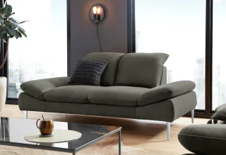 W.SCHILLIG 2,5-Sitzer "enjoy&MORE" mit Sitztiefenverstellung, Füße silber matt, Breite 232 cm