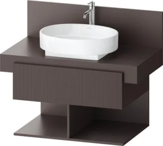 Duravit Balcoon Konsolen-Waschtischunterschrank 800 ohne Fach 2 Schubkästen BA50230JGIG0000
