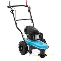Hillvert Benzinrasenmäher Benzin-Hochgrasmäher selbstfahrend Kreiselmäher 3 kW Schnittbreite 580
