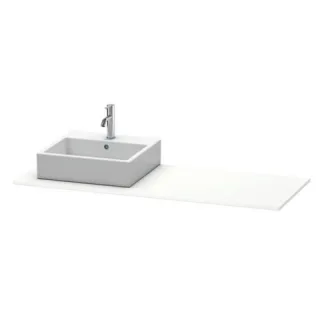 Duravit XSquare Konsole Weiß Supermatt 1400x550x16 mm - XS060GL8484 XS060GL8484