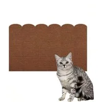 Agger Kratzbrett Wand-Kratzbrett für Katzen, Kratzschutz-Wandpaneel für Katzenpfoten, Kletter-Kratzbrett für Katzen, selbstklebendes dekoratives Wandpaneel