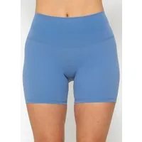 SASSYCLASSY Funktionsleggings Kurze High Waist Leggings Damen mit breitem Bund