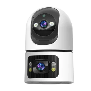 4MP 5G Dual Band Dual Lens WIFI Wireless Security Camera PTZ Panoramic View Color Night Vision AI Human Detection Eseecl