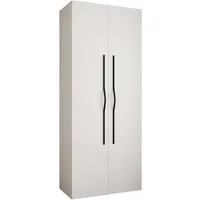 ABIKS MÖBEL Drehtürenschrank COMO 2 Schlafzimmerschrank mit Kleiderstange und Regalen