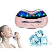COOL-i ® Anti-Aging-Gerät Multifunktionales Heiß & Kalt Beautygerät,EMS, LED Licht & Vibration, Für Gesicht, Hals & Körper, kabellos, IPX6