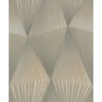Rasch Vliestapete Cairo - Selbstklebende Tapete 3D Effekt von tesa® x rasch®, strukturiert, 3D-Optik, Gold-Optik, geometrisch, (1 St), selbstklebend, 6,00m x 0,53m