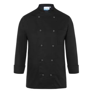Karlowsky - "Basic" Kochjacke für Herren/Damen Unisex (Schwarz)