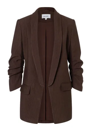 MORE & MORE - Crinkle-Blazer braun - Gr. - 42