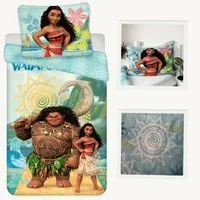 Disney Vaiana Bettwäsche Disney Vaiana Moana Bettwäsche Eiskönigin Bettdecke für 135/140x200, Baumwolle, 2 teilig, Wendemotiv mit Reißverschluss