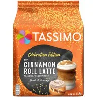 TASSIMO Kaffee Cinnamon Roll Latte, 16 T-Discs / 8 Portionen