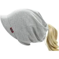 dy_mode Schirmmütze Gefütterte Beanie Mütze Mit Schirm und Zopfloch Ponytail Schirmmütze mit Zopfloch