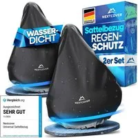 Nextcover Sattelbezug Nextcover® Universal Sattelbezug Fahrrad 2er Set