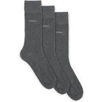BOSS Businesssocken 3P RS Uni CC (3-Paar) mittelhoch, verstärkte Zehen- und Fersenpartie
