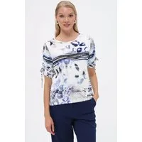 Passioni T-Shirt mit abstraktem Animal-Print