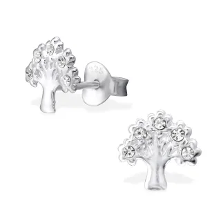 Lebensbaum Ohrringe aus 925 Silber