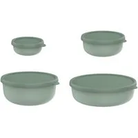 Mepal Aufbewahrungsbox Mepal Lumina Mikrowellengeschir set 4 teilig - Nordic sage