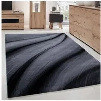Carpettex Designteppich Abstrakt Wellen Design, Läufer, Höhe: 12 mm, Modern Kurzflor Teppich Wohnzimmer Abstrakt Wellen Design Pflegeleicht