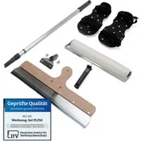 WO-WE Malerset Epoxidharz Bodenbeschichtung Werkzeug Set Ausgleichsmasse Kit PL250, (Set), 4-teilig, Epoxidharz Bodenbeschichtung Werkzeug Set