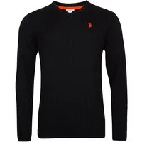 U.S. Polo Assn. Strickpullover Strickpullover Pullover V-Neck (1-tlg)