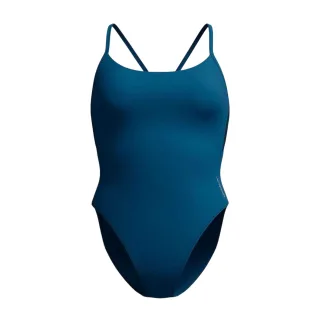 Speedo - Badeanzug für Damen, Kurzer Stehkragen (Grün)