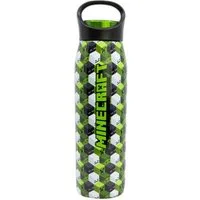 Minecraft Trinkflasche Flasche 665 ml aus Edelstahl mit Schraubdeckel