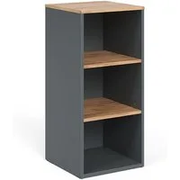 Vicco Midischrank Viktor, Anthrazit/Goldkraft Eiche, 40.2 x 88.2 cm (1-St)