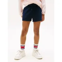 Tommy Hilfiger Sweatshorts TOMMY SCRIPT SWEATSHORT für Kinder bis 16 Jahre, glänzender Logo-Schriftzug