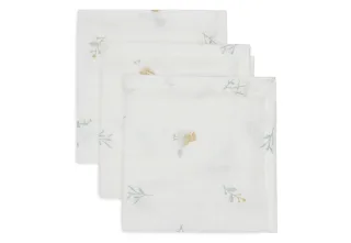 Jollein Spucktuch Hydrophill 31x31cm Lovely Birds, 3-Pack