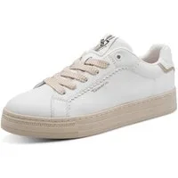 Tamaris Slip-On Sneaker Freizeitschuh, Halbschuh mit Wellenkante und Logoschriftzug