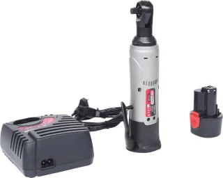 KS Tools 3-8'' Akku-Umschaltknarre, 49Nm, 220 U-min 10,8V, mit 1 Akku und 1 Ladegerät - 515.3505