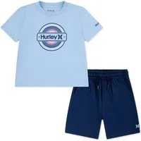 Hurley Shirt & Shorts HRLB GFX TEE & H2O-DRI SHORT S (2-tlg) 2-teiliges Set aus Shirt und Shorts, für Kinder