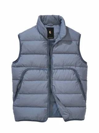 Mey & Edlich Herren Steppweste Delta Beige Obermaterial: 80 % Baumwolle, 20 % Polyamid