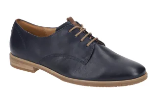 Gabor 02.065.66 FLORENZ - elegante Schn?r-Halbschuhe in nightblue/peanut