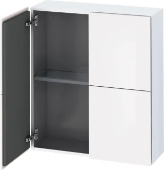 Duravit L-Cube Halb-Hochschrank 700x243x800 Türen: 2 Ei LC116705555