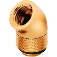 XF 45° Rotary Adapter Twin Pack, Verbindung gold, kompatibel mit CORSAIR XF Fittings