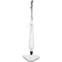 ADLER EUROPE Dampfreiniger AD 7068 Dampfmopp für Hartböden und Teppiche, Bodenreiniger, Heißdampf, 1300 W, Wischmopp ohne Chemie, Steam Mop, Laminat, Fliesen, Parkett weiß, grau