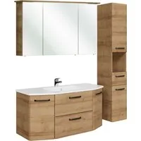 Saphir Badmöbel-Set Quickset 318, mit Türdämpfer, (4-St), Badezimmer-Set mit Keramikwaschtisch und Hängeschrank