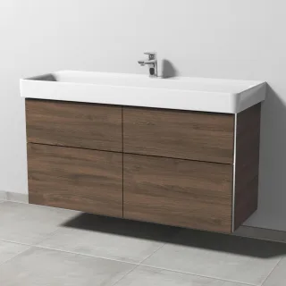 Sanipa 3way Waschtischunterbau zu Laufen Pro S Waschtisch mit 4 Auszügen, Eiche-Arizona BR78680