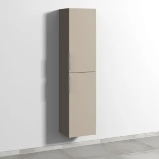 Sanipa 3way Hochschrank mit 2 Türen, Sandgrau-Matt UF09567