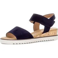 Gabor GENUA Keilsandalette, Sommerschuh, Sandale, mit kleinem Stretch, Weite G