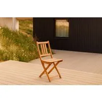 SAM® Gartenstuhl Blossom, robustes geöltes Akazienholz, platzsparend, mit Klappfunktion