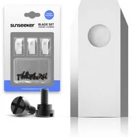 Sunseeker Rasenmähermesser Ersatzmesser (Packung, 12-St), mit allen Sunseeker-Mährobotermodellen kompatibel