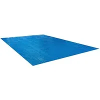 Arebos Solarabdeckplane Pool Solarfolie/Abdeckung, eckig Ø 8 x 5 m, Solarplane Stärke 400 µm, Maße: 8 x 5 m