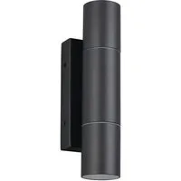 TRIO Leuchten LED Außen-Wandleuchte Up and Down mit Leuchtmittel, Höhe 23cm, LED wechselbar, Warmweiß, Außenleuchte für Fassadenbeleuchtung und Außen-Beleuchtung Haus-Wand