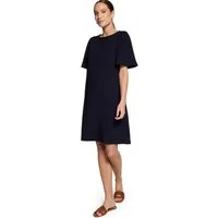 Zero Jerseykleid Damen kurzarm Material.