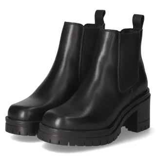 Fräulein Frida Ankle Boots - Gr. 38 - Schwarz - Glattleder