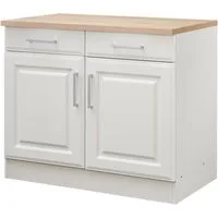 KOCHSTATION Unterschrank KS-Stockholm hochwertige MDF-Fronten