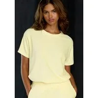 Buffalo T-Shirt mit weicher Cord-Struktur