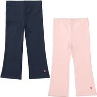 STACCATO Leggings (2-tlg) 2er Pack, mit Herz-Print und ausgestelltem Bein, für Girls