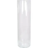 INNA-Glas Bodenvase Boden Vase Zylinder Sanya Ocean aus Glas, klar, 70 cm, Ø 19,5 cm